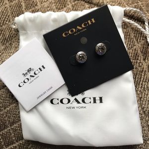 NEW Coach Earrings with Bag